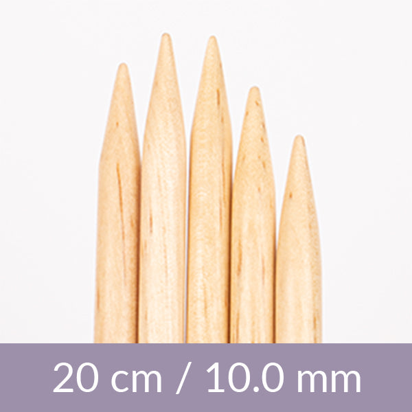 Nadelspiel Buchenholz 5.5 - 12 mm 20 cm     DROPS Basic