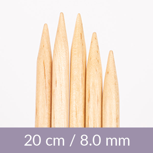 Nadelspiel Buchenholz 5.5 - 12 mm 20 cm     DROPS Basic